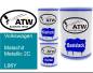 Preview: Volkswagen, Malachit Metallic 2C, L96Y: 500ml Lackdose + 500ml Klarlack + 250ml Härter - Set, von ATW Autoteile West.